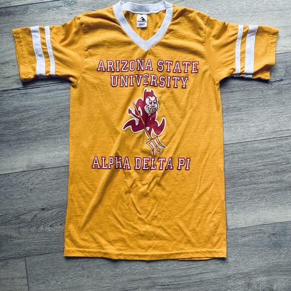 VTG Arizona State Sun Devils Shirt Small Alpha Delta Pi NCAA College Greek - Picture 1 of 5